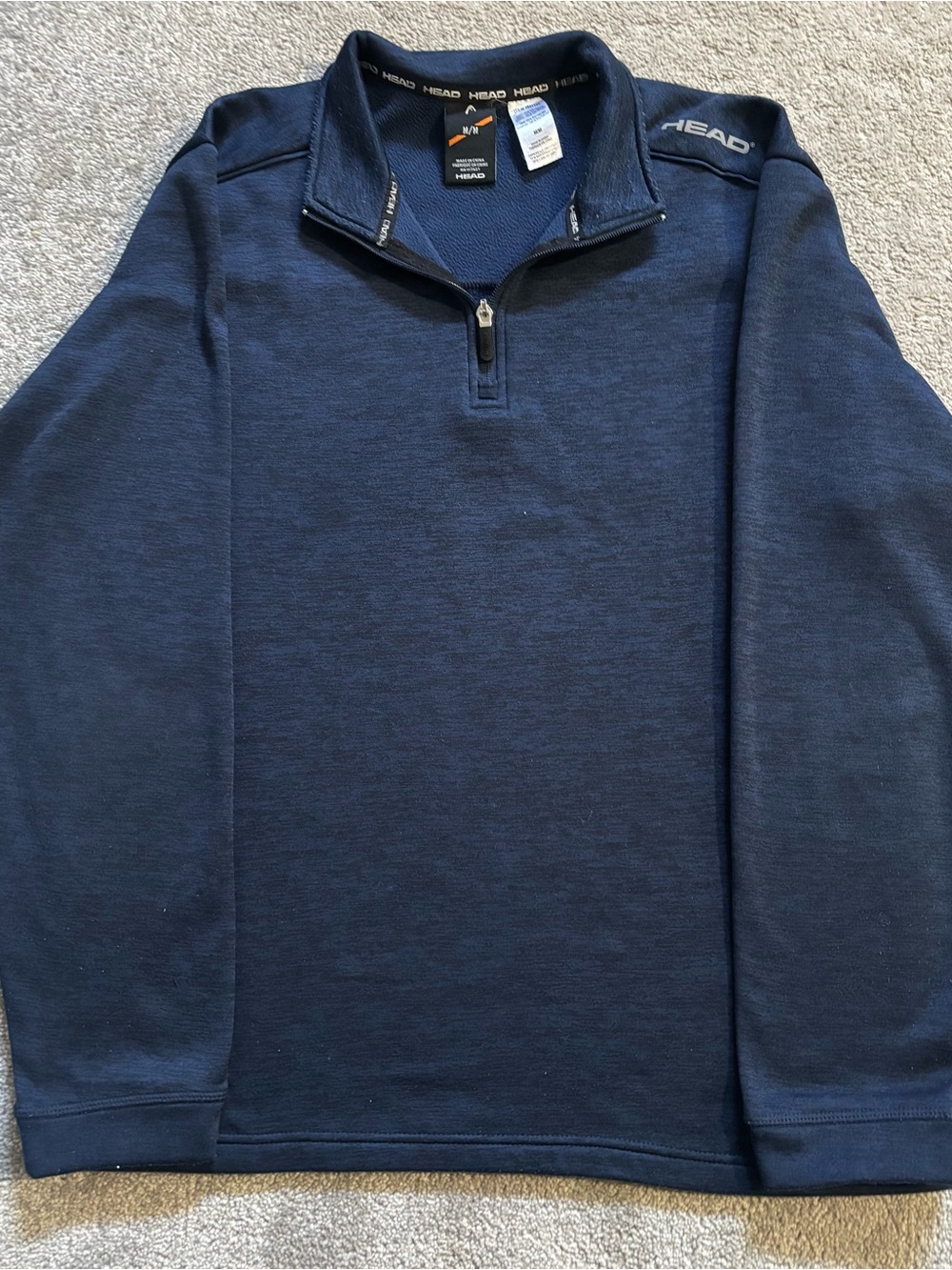 HEAD Men's Navy Half-Zip Pullover